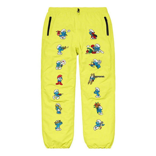 Supreme FW20 Week 1 Smurfs GORETEX Pant 'Yellow Black' SUP-FW20-024