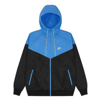 Nike Sportswear Windrunner Hooded Woven Jacket 'Blue Black' DA0002-014