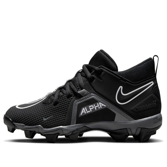 (GS) Nike Alpha Menace 3 Shark Football Cleats 'Black' CV0581-010