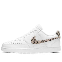 (WMNS) Nike Court Vision Low 'Leopard Swoosh - White' DD9665-100