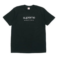 Supreme SS20 Week 1 Shop Tee Classic Logo Short Sleeve Unisex Black SUP-SS20-259