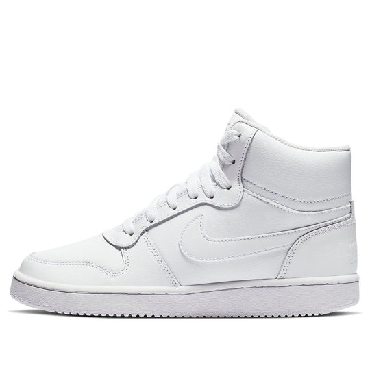 (WMNS) Nike Ebernon Mid 'Triple White' AQ1778-100