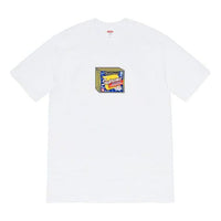 Supreme FW19 Week 7 Cheese Tee Printing Short Sleeve Unisex White SUP-FW19-758