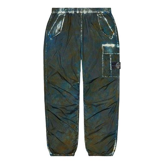 Supreme Week 13 x Stone Island Painted Camo Nylon Cargo Pant SUP-FW20-298-GRN