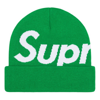 Supreme Big Logo Beanie 'Green White' SUP-FW23-2438