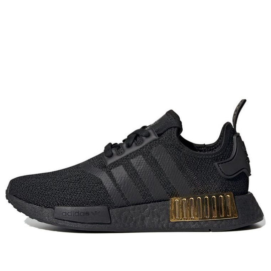 (WMNS) adidas NMD_R1 'Black Gold Metallic' FV1787