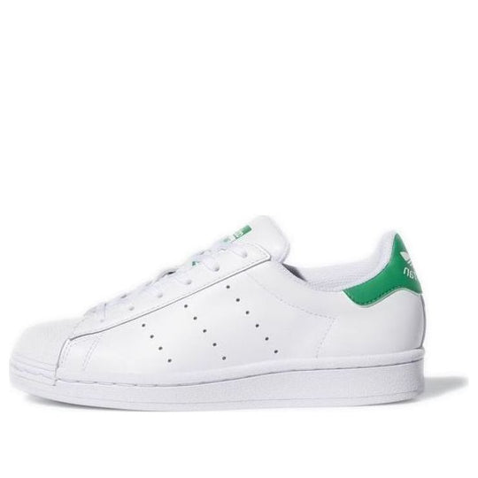 (GS) adidas Superstar Stan Smith J 'Cloud White Green' FX1014