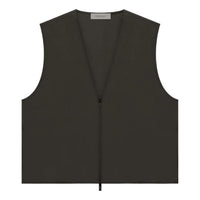 Fear of God Essentials FW22 Vest 'Off Black' FOG-FW22-255