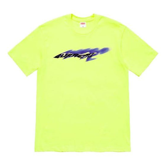 Supreme Week 1 Wind Tee LogoT SUP-SS21-420-YEL