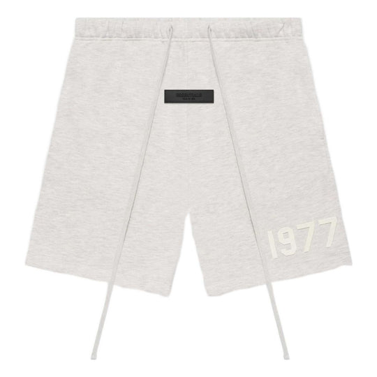 Fear of God Essentials SS22 Shorts Light Oatmeal 1977 FOG-SS22-094