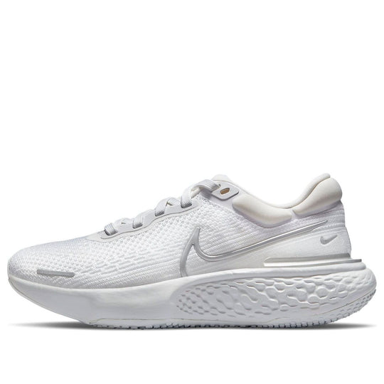 (WMNS) Nike ZoomX Invincible Run Flyknit 'White Metallic Silver' CT2229-101