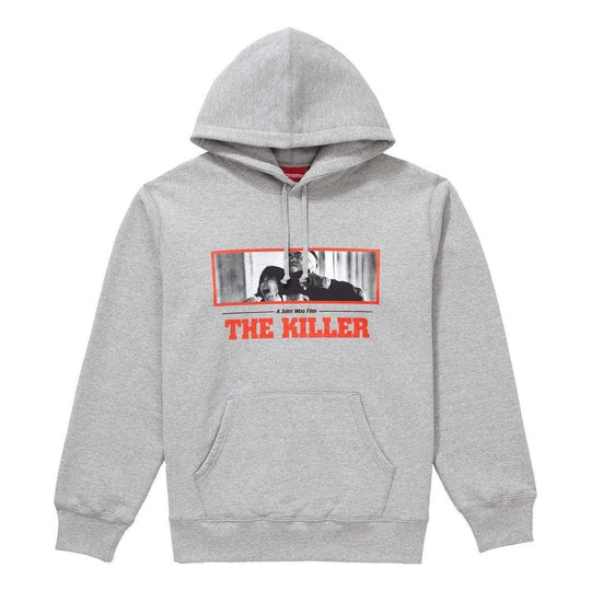 Supreme FW18 The Killer Hooded Sweatshirt Heather 'Grey' SUP-FW18-683