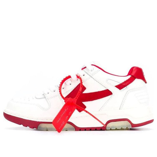 (WMNS) Off-White Out Of Office Low Sneakers White/Red OWIA259F20LEA0010125