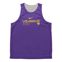 Nike NBA Los Angeles Lakers Reversible Basketball Jersey/Vest Gray Purple CN0717-504