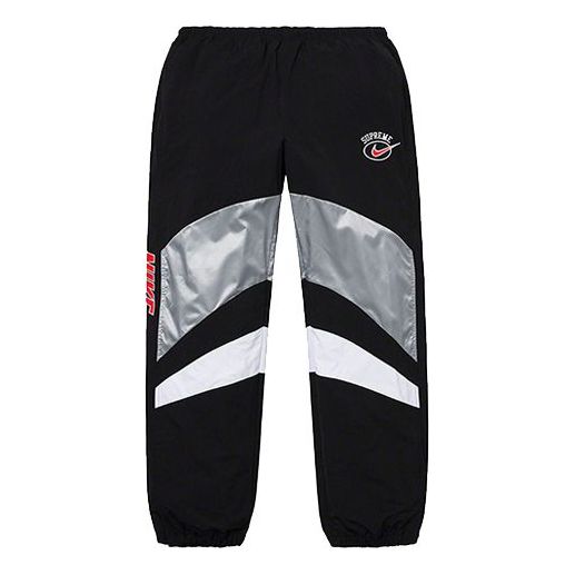 Supreme SS19 x Nike Warm Up Pant Crossover Casual Pants Unisex Silver SUP-SS19-10148