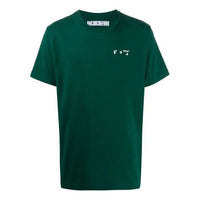 Off-White Mini logo Short Sleeve Green OMAA027E20JER0015701