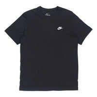 Nike Embroidered Logo Round Neck Short Sleeve Black AR4997-013