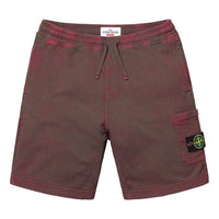 Supreme SS19 x Stone Island Sweatshort Crossover Cargo Unisex Brick Red Shorts SUP-SS19-399