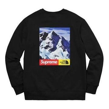 Supreme FW17 The North Face Mountain Crewneck Sweater 'Black' SUP-FW17-162