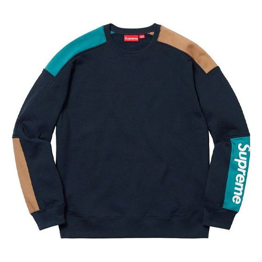 Supreme SS19 Formula Crewneck Blue Logo SUP-SS19-002