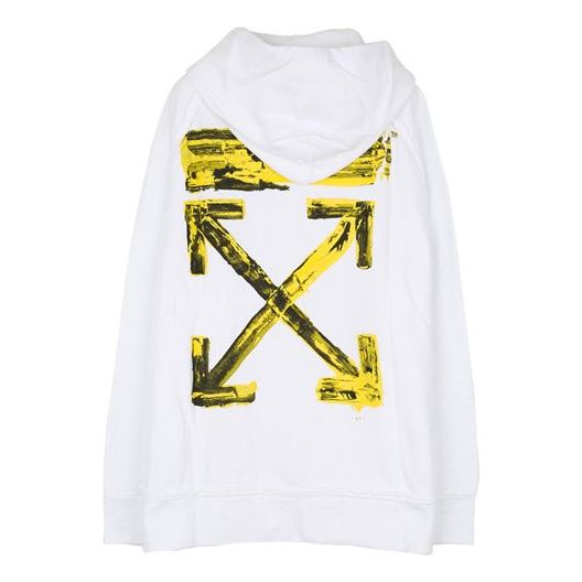 Off-White Arrow Gradient Drawstring Loose Fit White OMBB057F19E300100160