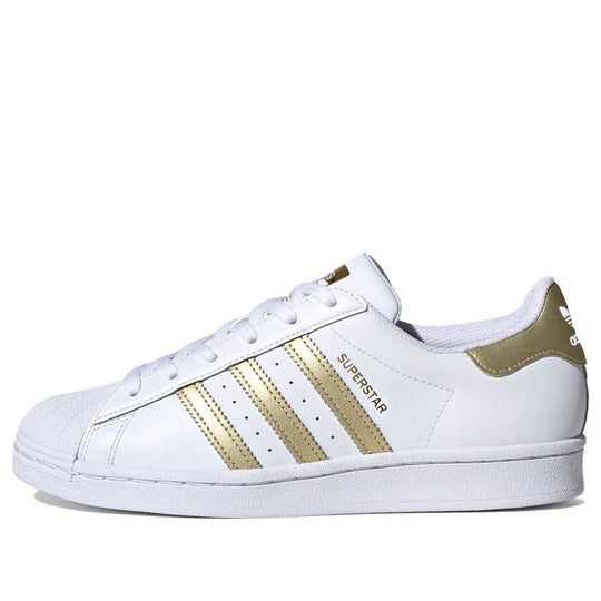 (WMNS) adidas Superstar 'White Gold Metallic' FX7483