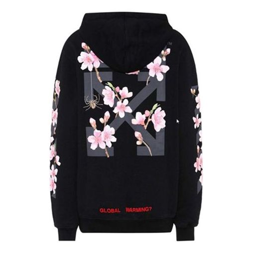 (WMNS) Off-White Sakura Arrow Printing Black OWBB008E170030491088