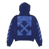 Off-White Arrow Pattern Logo Stripe Version Blue OMBB037F21FLE0074545