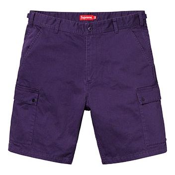 Supreme SS19 Cargo Short Casual Shorts Unisex Purple SUP-SS19-943