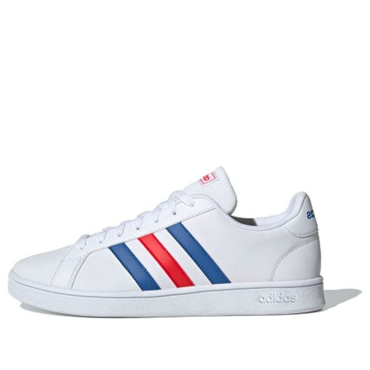 adidas Grand Court Base 'White Blue Active Red' EE7901