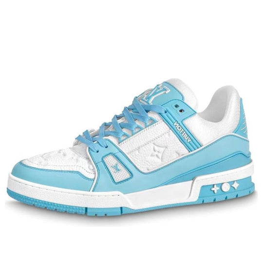 LOUIS VUITTON LV Trainer 'White Sky Blue' 1AA6X0