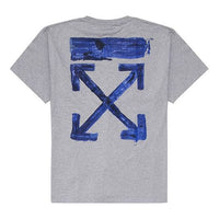 Off-White Blue Arrows Oversized Short-Sleeved OMAA038F191850100730