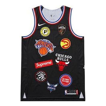 Nike Lab Supreme x NBA Tank Top 'Black Multi' AQ4227-010