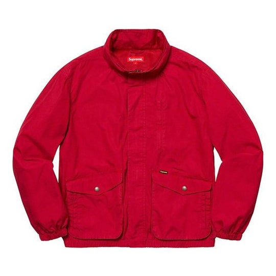 Supreme SS19 Highland Jacket Zipper waterproof Unisex Red SUP-SS19-969