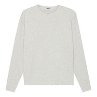 Fear of God Essentials SS21 Thermal Henley Long Sleeve Light Heather Oatmeal FOG-SS21-604