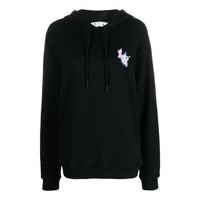 (WMNS) Off-White Hotchpotch Arrow Reg Hoodie 'Black' OWBB035F22JER0091084