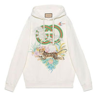 (WMNS) Gucci Tiger Interlocking G Hooded Sweatshirt 'Off-white' 615061-XJD4F-9095