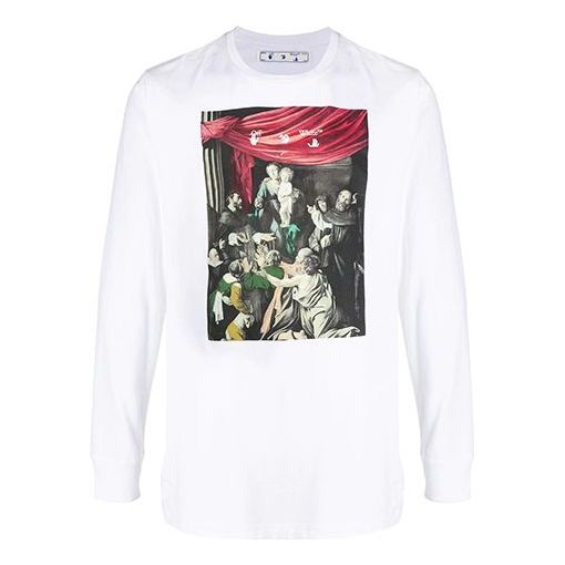 Off-White FW20 Caravaggio Print Long Sleeve Swea OMAB001E20JER0050110