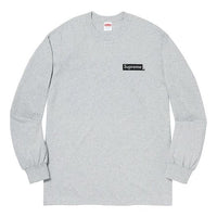 Supreme SS20 Week 1 Sacred Unique L/S Tee Back Alphabet Long Sleeves Unisex Gray SUP-SS20-333