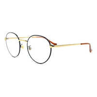 Gucci Circular Series Multi-Color Enamel Webbing Optical Glasses Frame Black Gold Color GG0581O-006