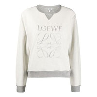 (WMNS) LOEWE FW20 Embroidery Logo Round Collar Female Grey S359341X95-1440