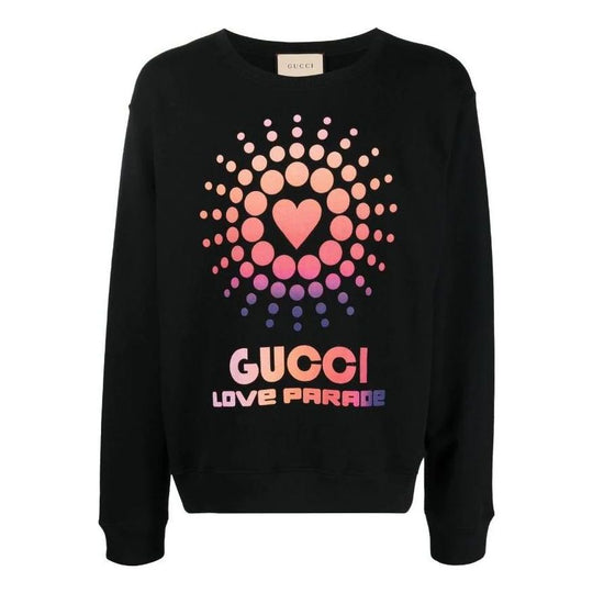 Gucci Love Parade Crew Sweatshirt 'Black' 626990-XJEIM-1082