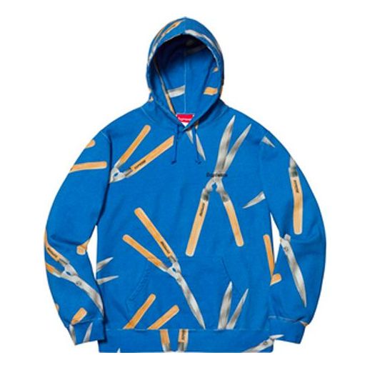 Supreme SS19 Shears Hooded Sweatshirt Royal SUP-SS19-159