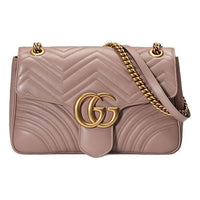 (WMNS) Gucci GG Marmont Series Bag Middle-Size Pink 443496-DTDIT-5729