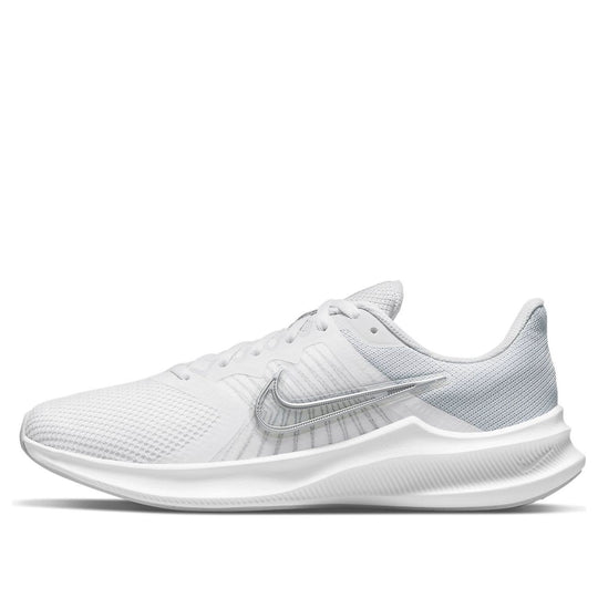 (WMNS) Nike Downshifter 11 'White Metallic Silver' CW3413-100