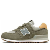 (PS) New Balance 574 Classics Shoes 'Olive Green White' PV574NT2