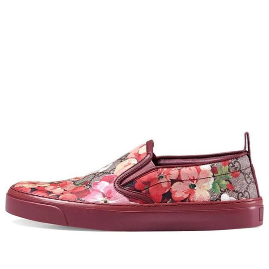 (WMNS) Gucci GG Supreme Monogram Blooms Slip On 'Dry Rose' 408511-KU2E0-8971