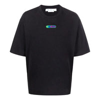 Off-White Weed Arrows Oversized T-Shirt 'Black Green' OMAA120S22JER0021055