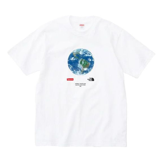 Supreme xThe North Face One World Tee 'White Black' SUP-SS20-647