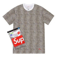 Supreme SS19 x Hanes Leopard Tagless s (2 Pack) Tee SUP-SS19-095